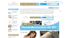 Desktop Screenshot of hochzeitsmandeln.in-due.de